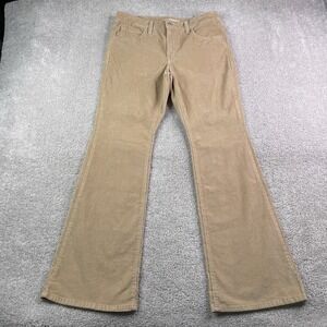 Levis Pants Womens 31 Brown Corduroy 726 Flare High Rise Stretch Cords